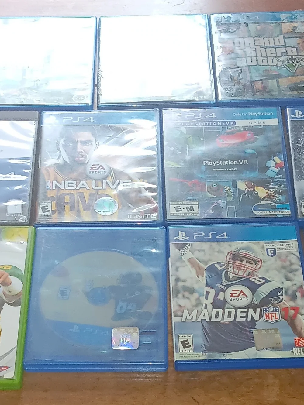 Sony 4 Blue Game Case Bundle - Assorted EA Sports Titles